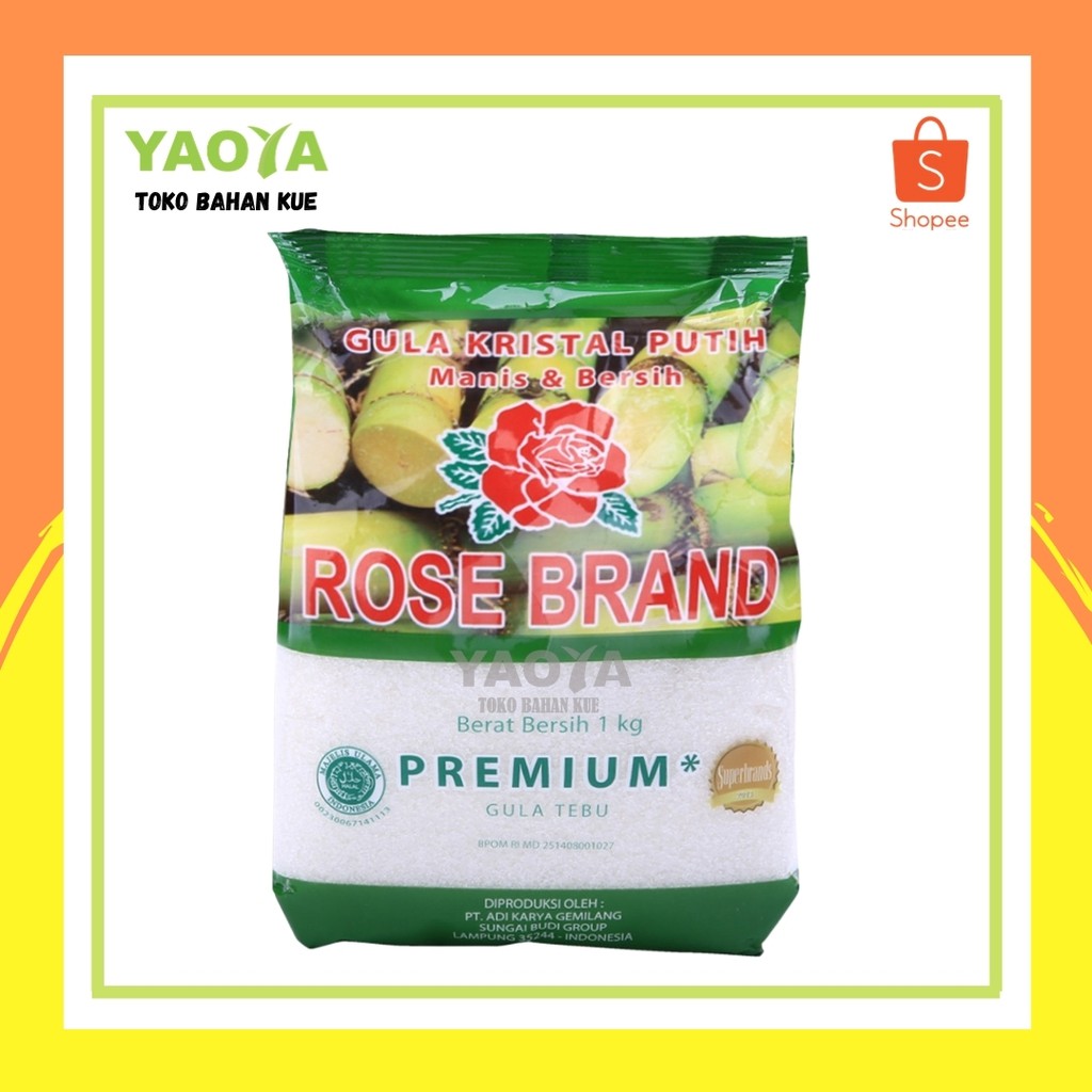 

ROSE BRAND GULA PASIR PREMIUM 1KG