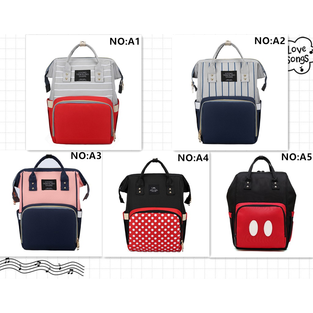 WATERPROOF TAS BAYI BACKPACK/TAS PERLENGKAPAN BABY/RANSEL