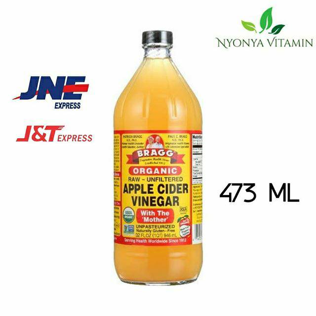 Jual BRAGG Apple Cider Vinegar Mother ORIGINAL USA (Sari Cuka Apel) 473