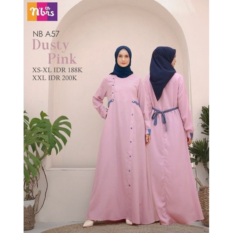 Gamis Nibras terbaru NB A57. NB A66