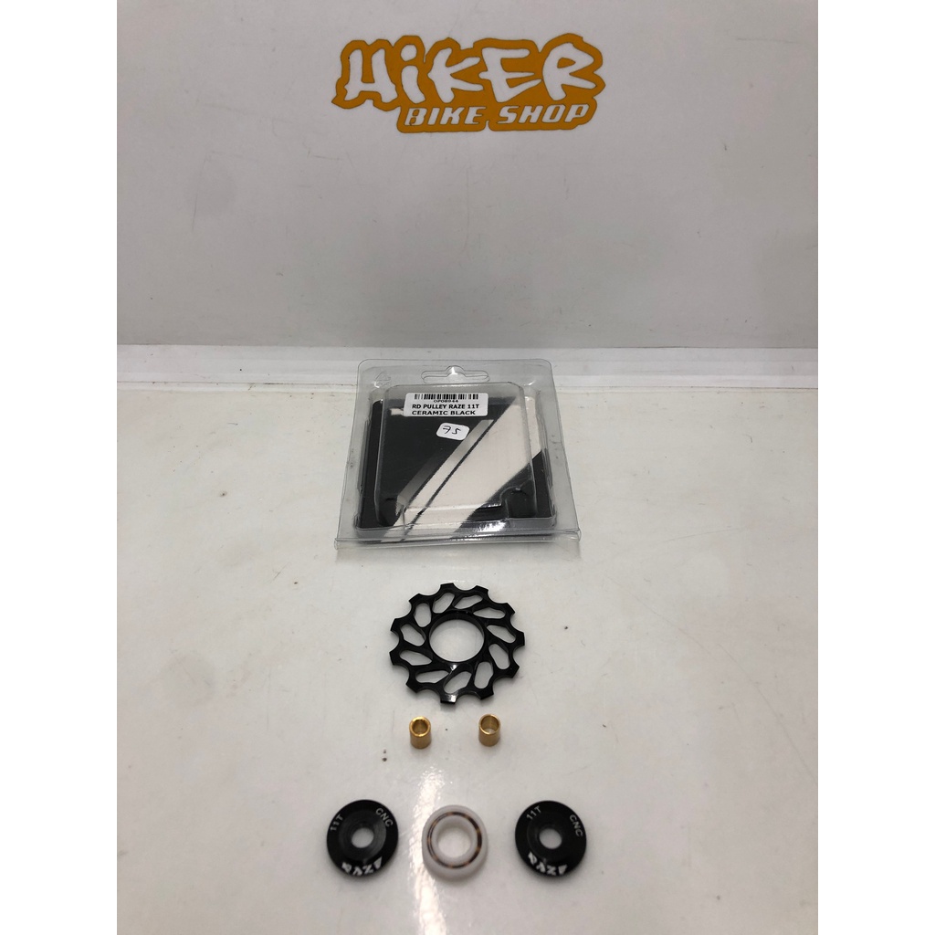 Upper  Bottom Pulley Jockey Wheel RAZE Ceramic Bearing 11T 9 10 11 Speed Baru