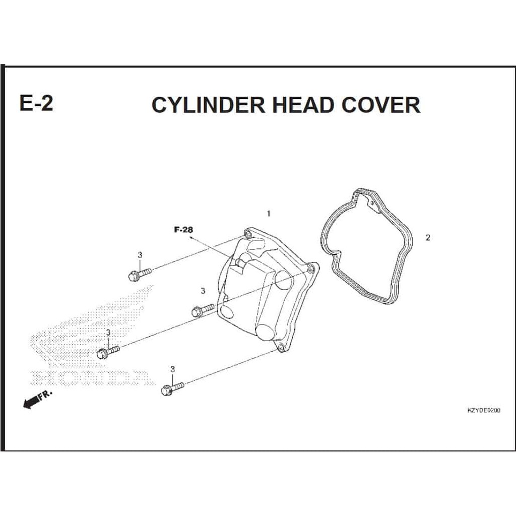 Gasket Head Sil Seal Oring Head - New ADV150 PCX150 k97 Asli Honda 12391KZR600