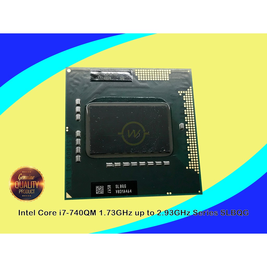 Prosesor Processor Laptop Intel Core i7-740QM Series SLBQG ORIGINAL