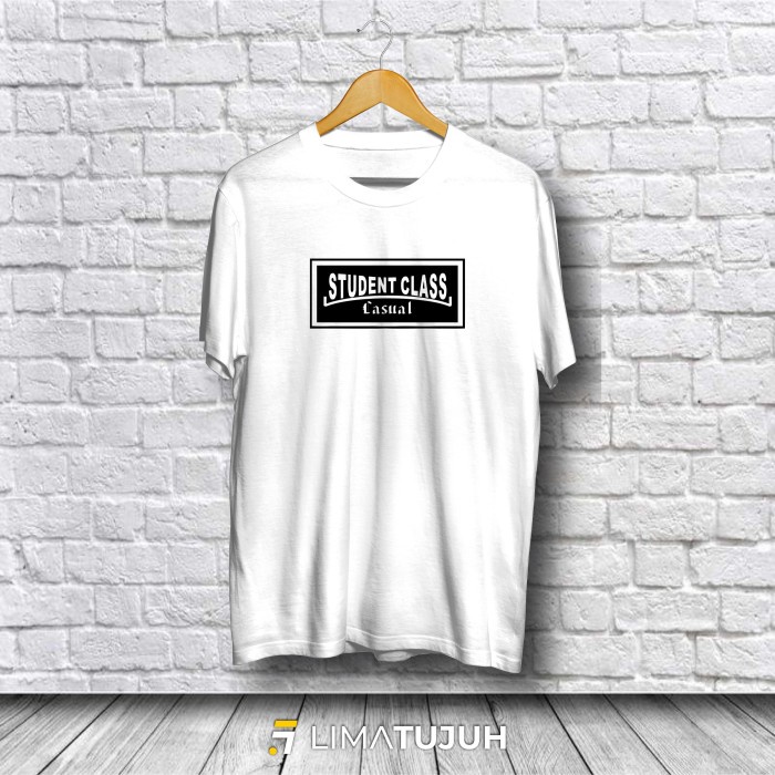 Kaos Student Class Casual Baju Distro Bahan Premium (TSF)