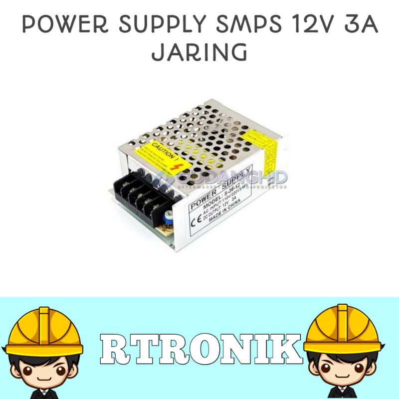 Power Supply SMPS PSU JARING 12V 3A atau 5A