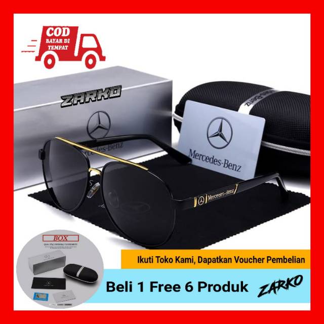 Bayar Di Tempat Kacamata Pria Wanita sunglasses Original mersedes Benz seri 751