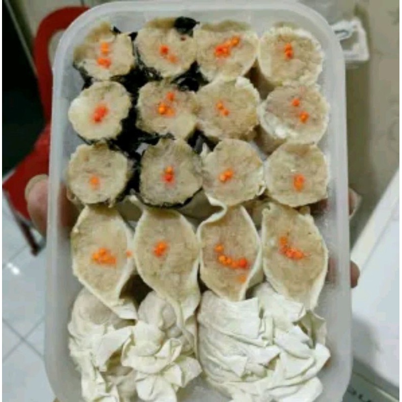 

Dimsum Siomay Mix isi 20 pcs Frozen include saos Dimsum