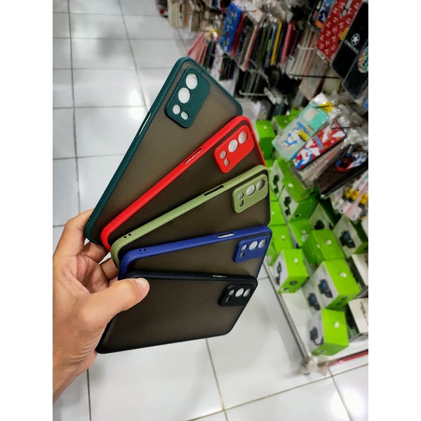 Oppo A55 4G Ultar Silikon Matte Doff Case Shockproof Matte Black Premium