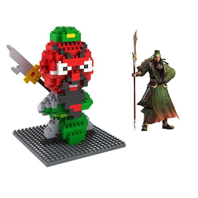 Guan Yu Three Kingdom Nano Block Mini Lego
