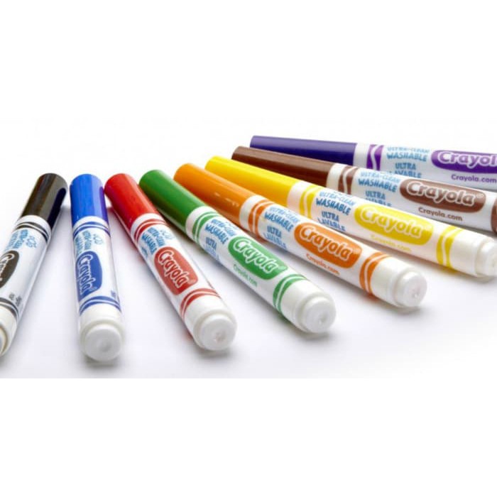 

Jual Crayola Broad Point Washable Markers 8 Markers Classic Colors Limited