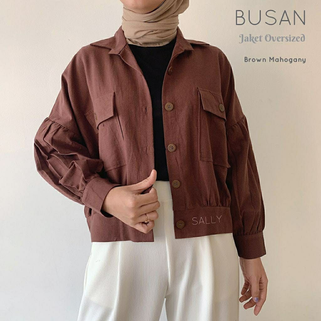 BEFAST - ZEC OOTD Wanita Jaket VIAN / Busan Jacket / Jaket Polos / Jaket Wanita Hangout / Jaket Kekinian Remaja / Jaket Bisa Di Jadikan Outer / Fashion Wanita Terbaru