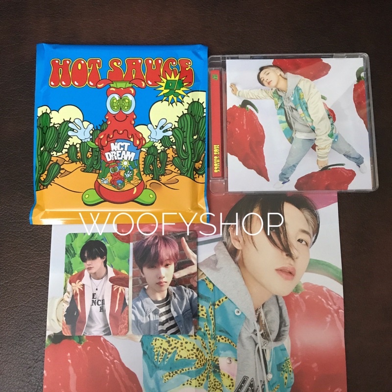 [Unsealed | Jewel Case] NCT Dream Hot Sauce Album (Renjun Jeno Jisung PC AR)