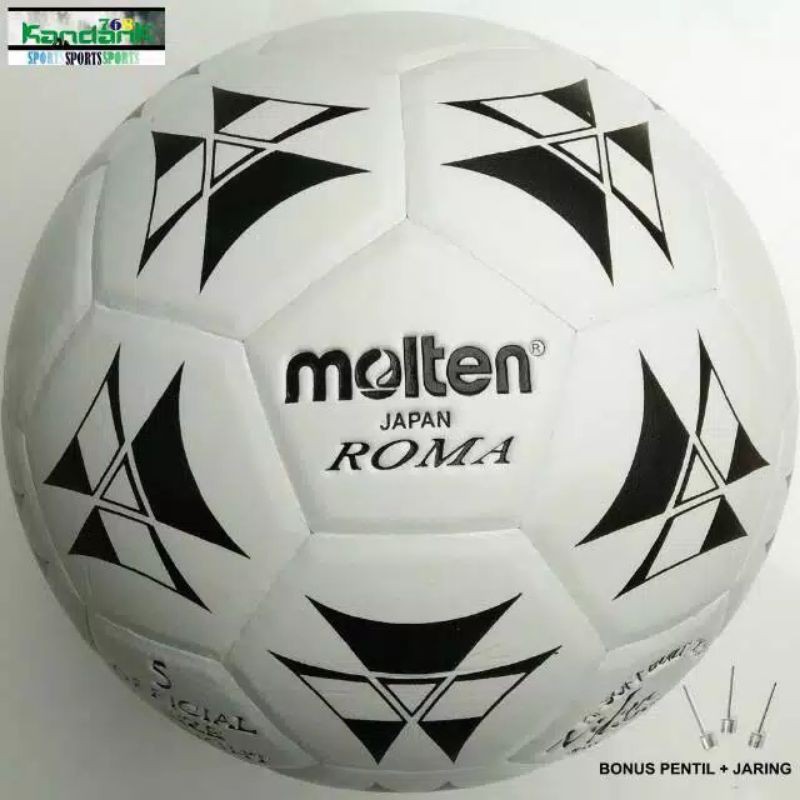 bola kaki / bola sepak molten / bola tendang roma napoli dan itali / bola sepak size 5