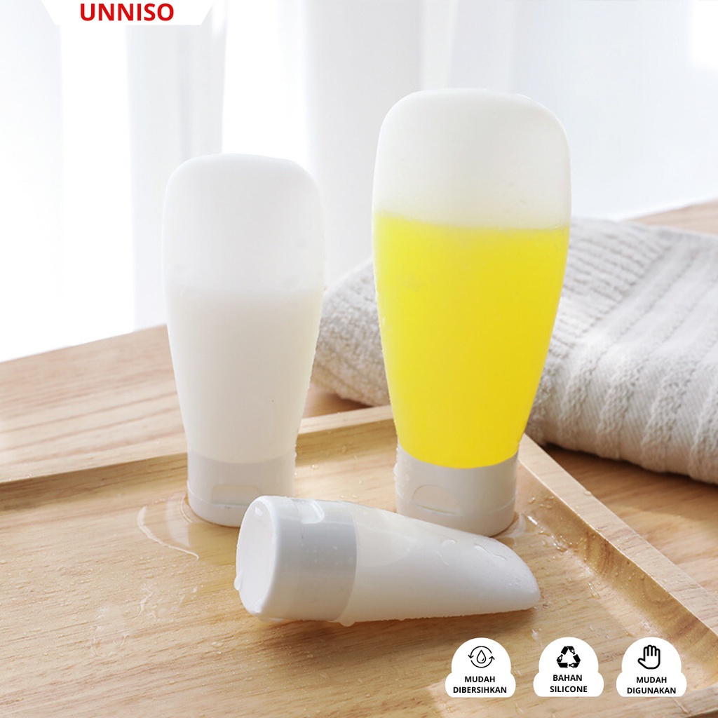 UNNISO-Travel Kit Esensi Portabel Sampo Mandi Gel Botol Kontainer TKP1