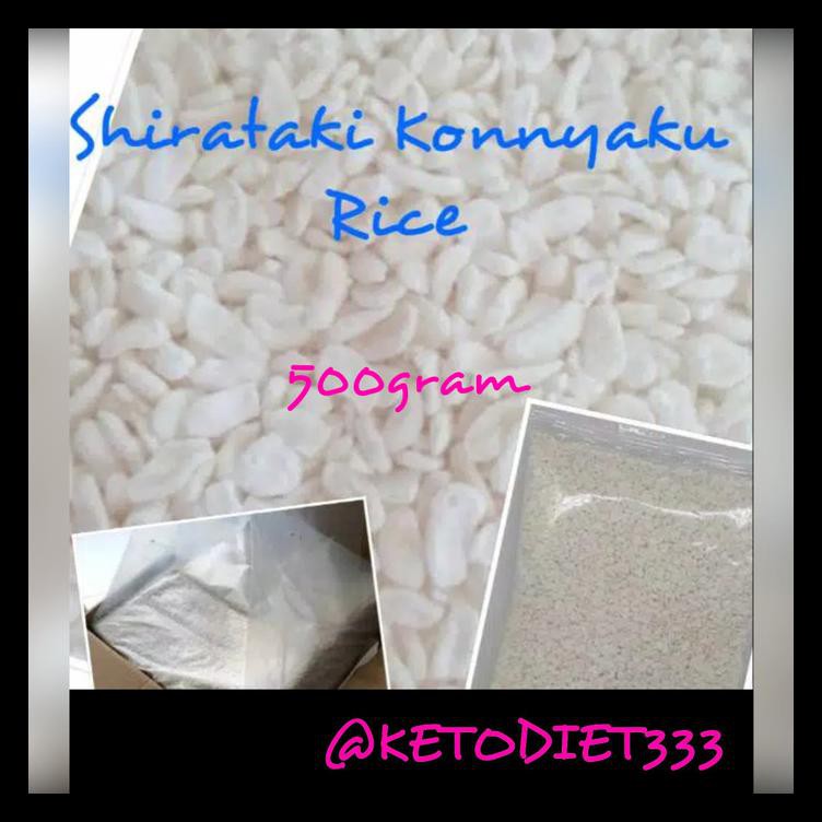 

LOW CARBS KONNYAKU RICE 500GR / BERAS SHIRATAKI 500GR RENDAH KALORI BERKUALITAS