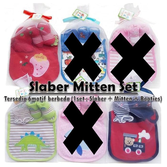 PAKET Slaber, Mitten, Booties