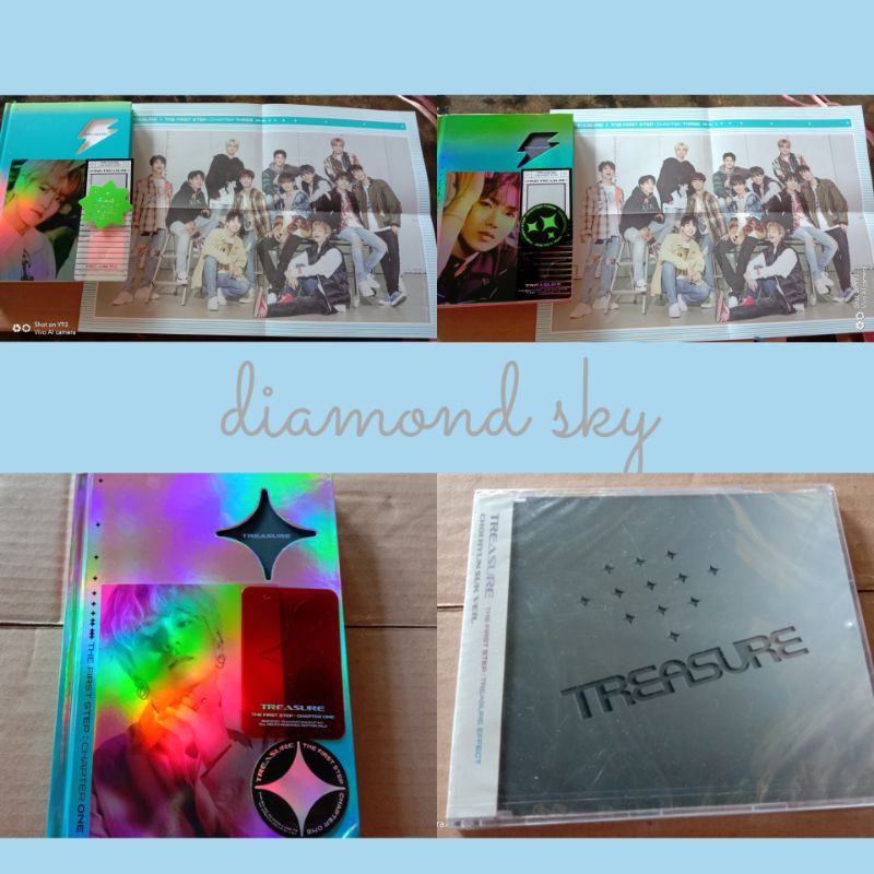 WTS TREASURE ALBUM ONLY CHAPTER ONE CHAPTER TRHEE JAPAN ALBUM