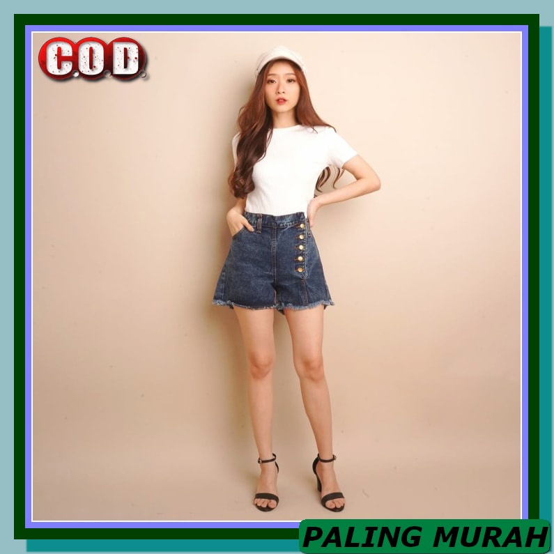 Celana Cewek Bf Cargo Jogger Jins Panjang Wanita Kekinian Terbaru LB809 Bjd - Celana Jeans Pendek