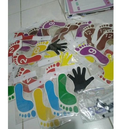 

[KODE PRODUK 0E87N9236] STIKER TAPAK KAKI JAGA JARAK SOCIAL DISTANCING NEW NORMAL
