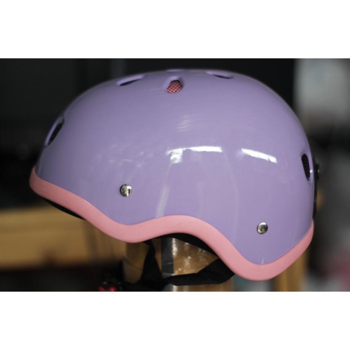 HELM SEPEDA DEWASA HELM SKATEBOARD WARNA PASTEL HELM BATOK