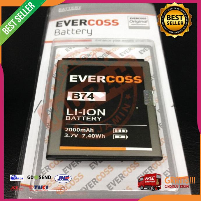 Acc Hp Baterai Evercoss B74 Winner T 2000Mah Ori Oem