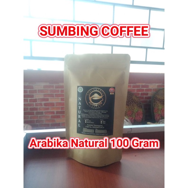 

Kopi arabika arabica natural Sumbing Coffee lereng sumbing kopi asli temanggung murah 100 gram