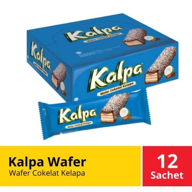 

Kalpa Wafer Coklat Kelapa [24 g/ 12 pcs/ Box]