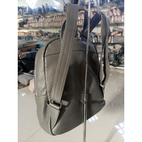 Tas kulit wanita / tas ransel kulit model rumbay