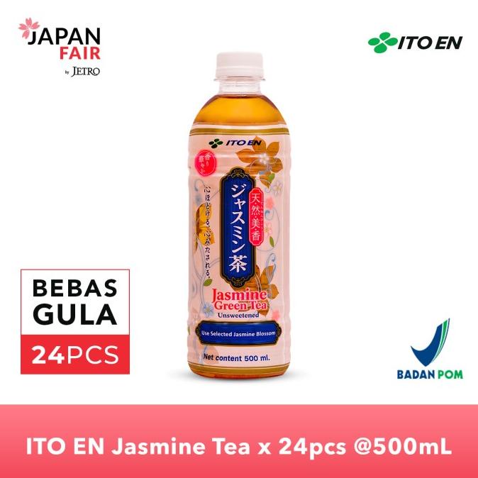 

[COD] ITO EN Jasmine Tea Unsweetened Teh Melati Jepang 500ml - 24 pcs [COD]