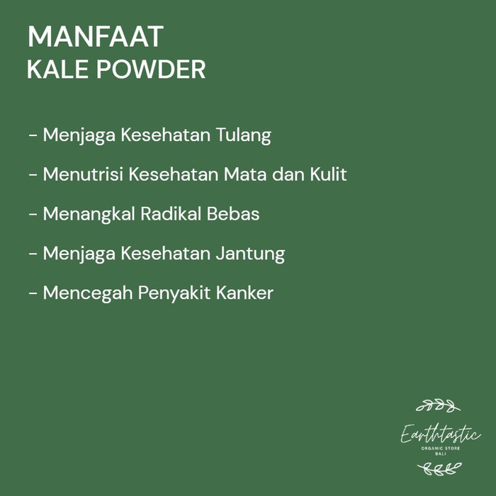 

Kkeanashop Organic Kale Powder / Bubuk Kale Organik 250G