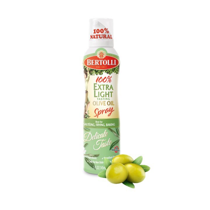 Khas Bertolli Extra Light Olive Oil Spray 145ml