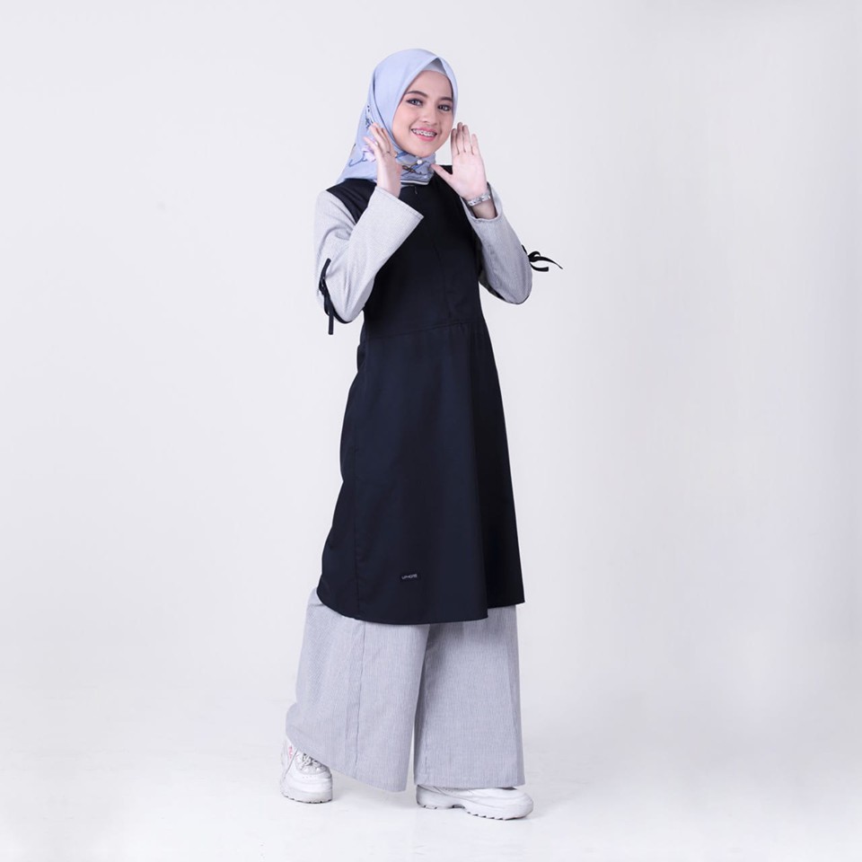 SET KULOT MALAYKA NAVY  UPMORE