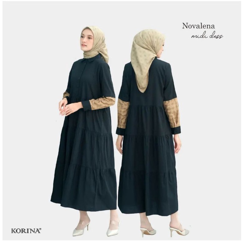 Novalena midi dres korina original Karen Tunik by Korina Original limited
