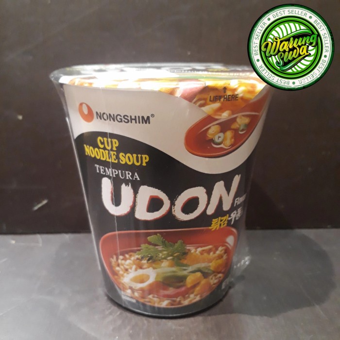 

nongshim cup noodle soup tempura udon flavor korea 62 gr