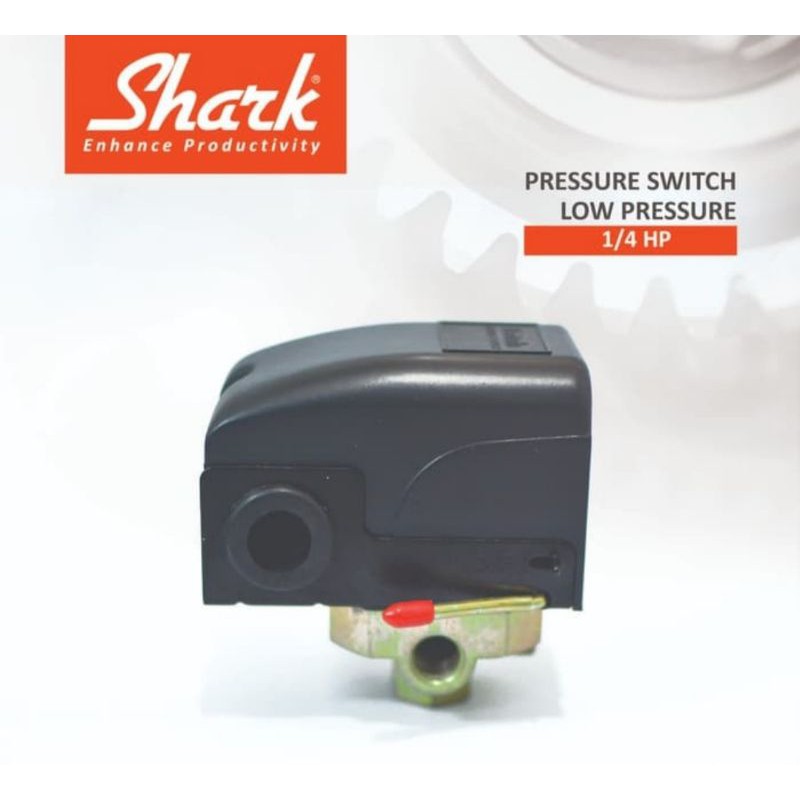 Pressure Switch Otomatis Kompresor  1/4 HP Shark Original