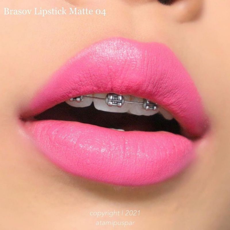 BRASOV LIPSTICK MATTE. 3,8gr/Lip Stick Brasov/BPOM