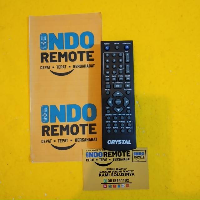 REMOTE DVD CRYSTAL HITAM ORIGINAL