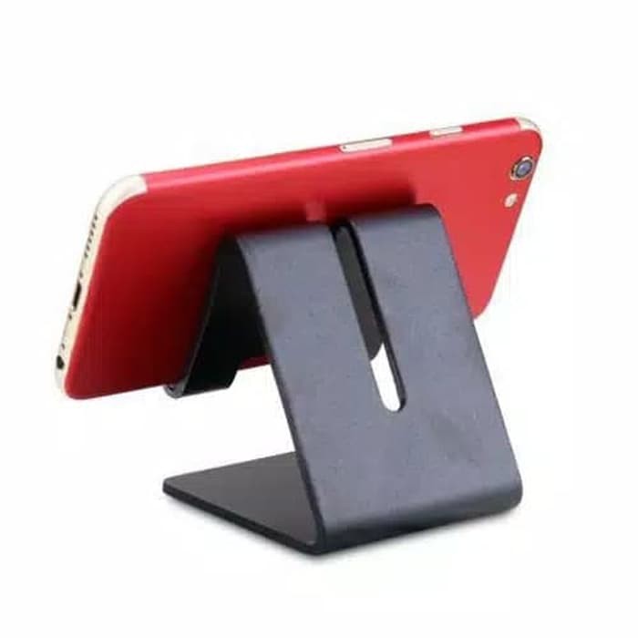 Phone Holder Hp Dudukan Handphone Alumunium Stand Hp Untuk Handphone Android Iphone Tablet Tab Kualitas Premium Kokoh Dan Kuat