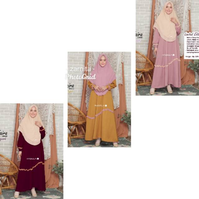 RAGELA - KAIRA DRESS ORIGINAL RAGELA / GAMIS BUSUI SYARI / GAMIS TORY BRUCH IMPORT