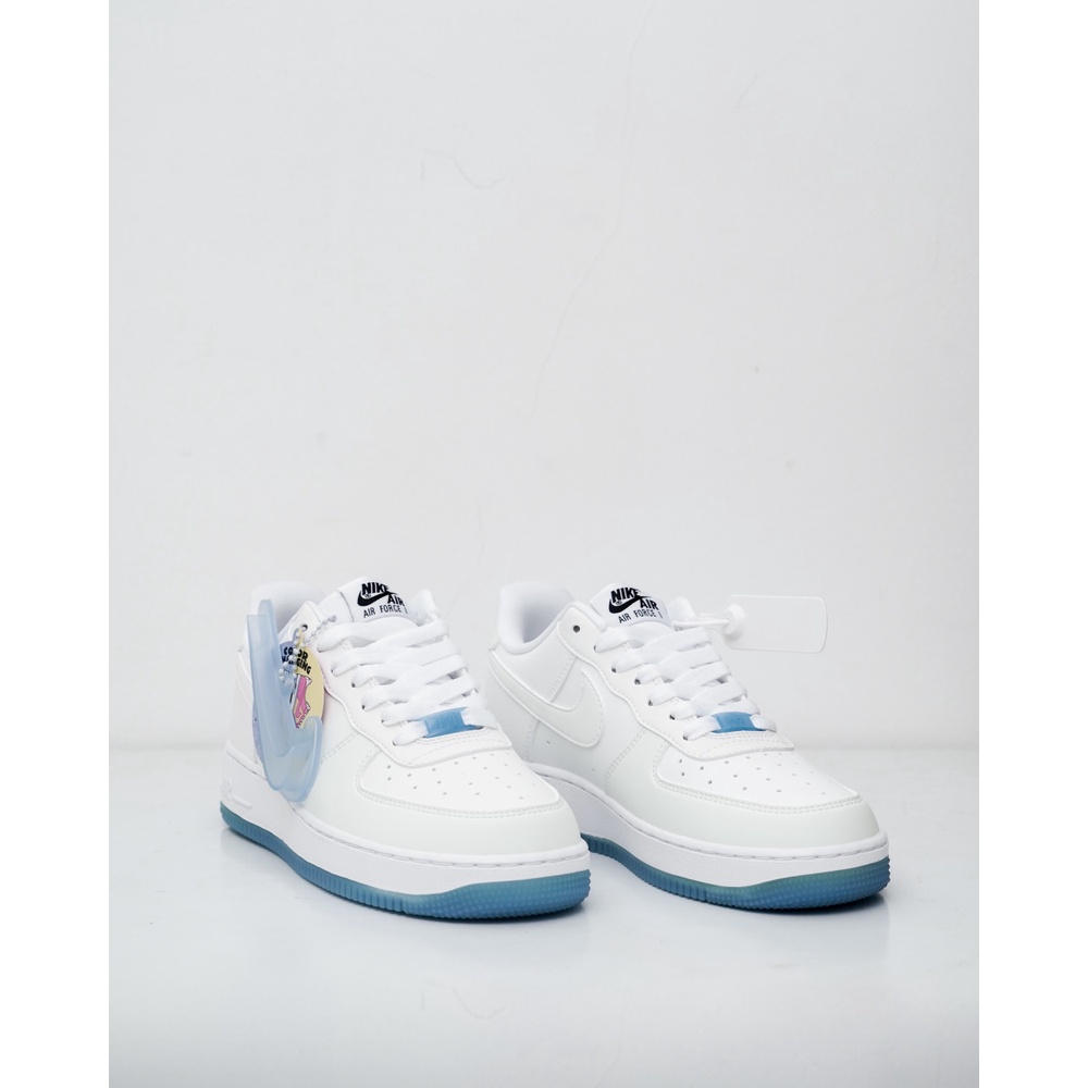 NIKE AIR FORCE 1 LOW UV-WHITE/UNIVERSITY BLUE-BLACK - 13817