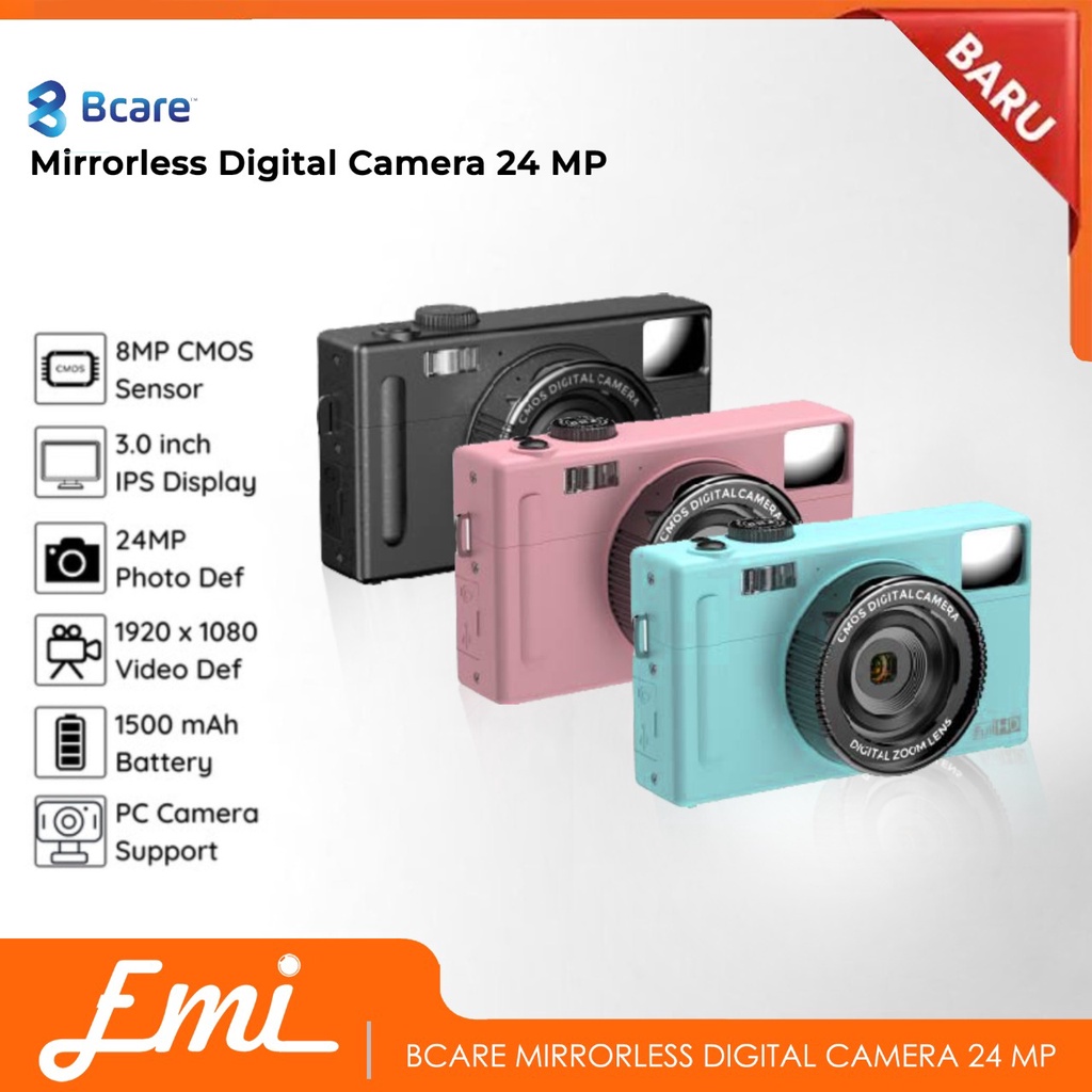Bcare Mirrorless Digital Camera 24 MP