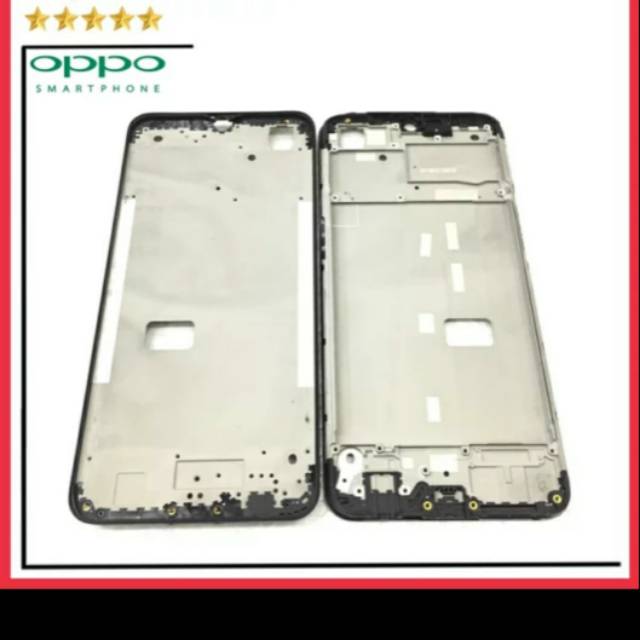 FRAME BAZEL TULANG TENGAH OPPO A7 CPH1901 ORIGINAL