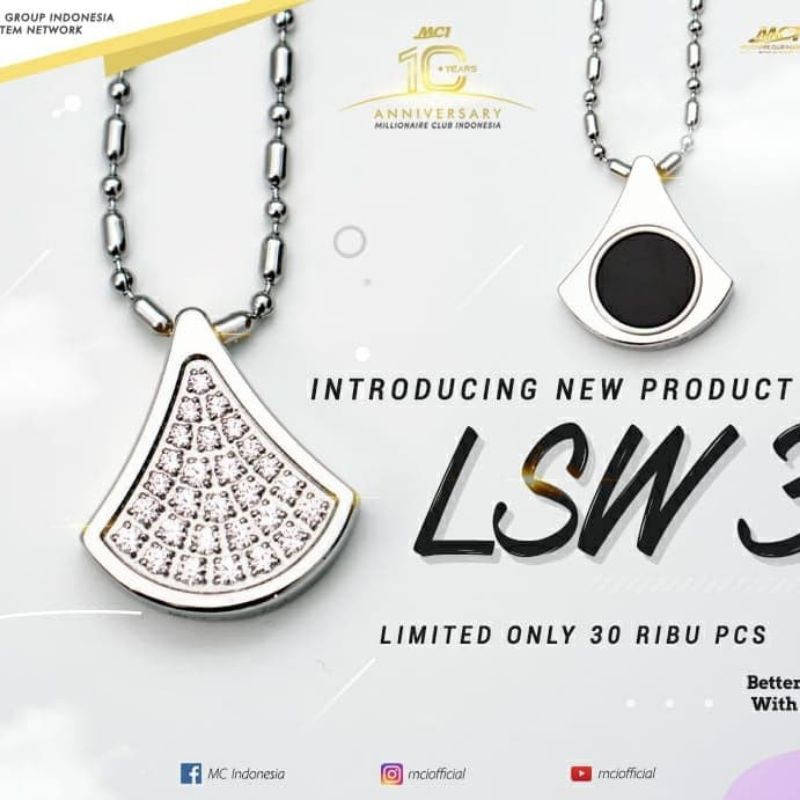 Kalung Kesehatan Perdant LSW3 Kipas MCI (100% Original)