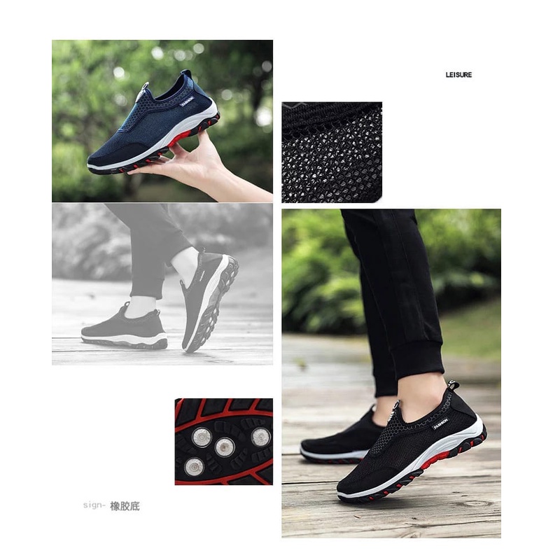 TERBARU Sepatu Sneakers Sport Y1000 Sepatu Sneakers Casuall Slip-on Pria Import