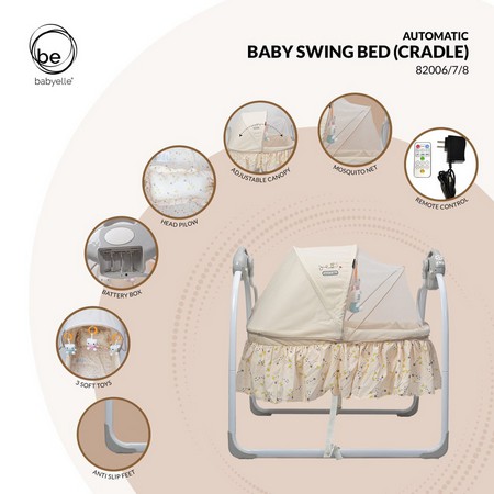 Tempat Tidur Bayi / Box Baby Ayun Swing Bed Babyelle Makassar