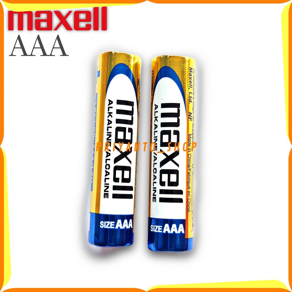 ORIGINAL BATU BATRE BATTERY M*XELL ALKALINE A2 AA