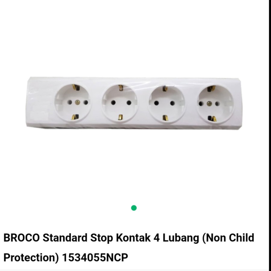 STOP KONTAK BROCO 2/3/4/5 LUBANG TERMINAL COLOKAN LISTRIK BROCO KUNINGAN SNI TANPA KABEL