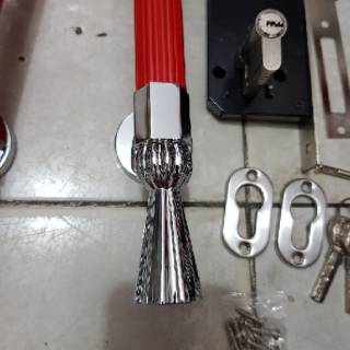  Handle pintu bossini  35cm 2set kunci pelor HARGA PROMO 