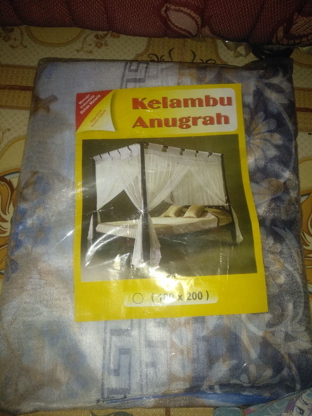 Kelambu Tidur Kotak S.bet Bunga Anugrah
