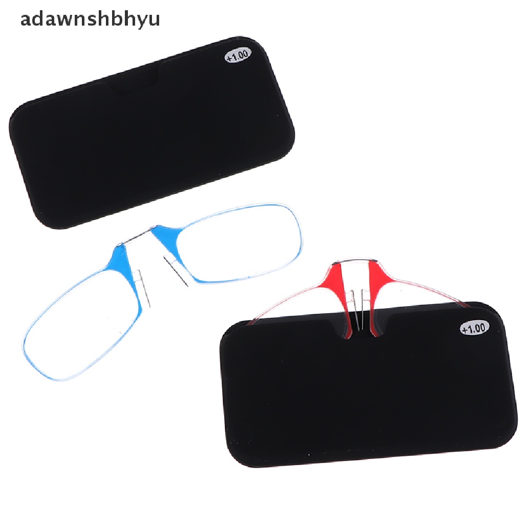 Adawnshbhyu 1Pc Portabel Klip Hidung Kacamata Baca Kit Unisex Optik Presbyopic Ultra Tipis